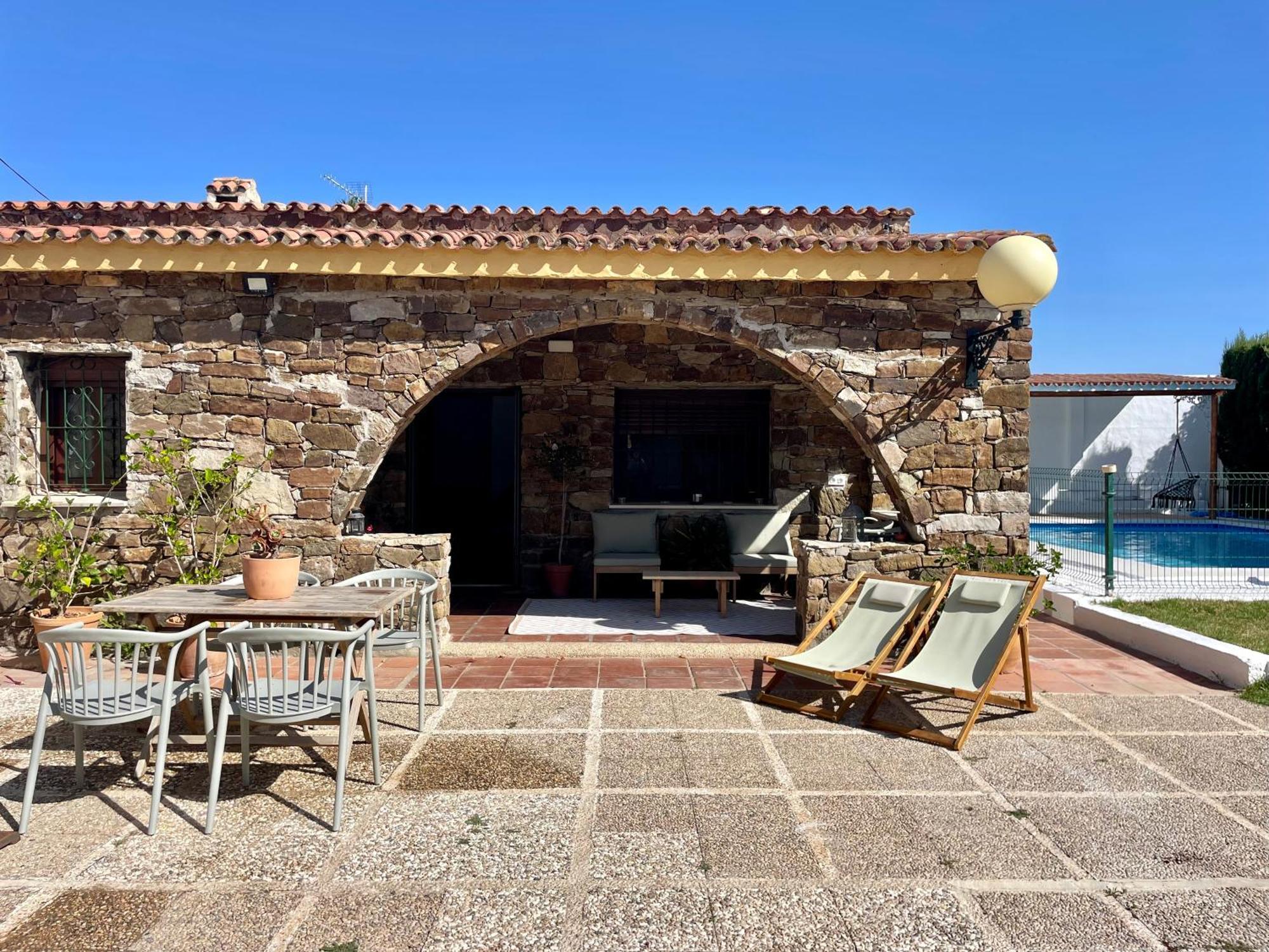 Chalet Con Piscina Privada En Bolonia Tarifa Eksteriør billede